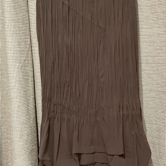 Babette Skirt/Blouse Set, Teal Blouse and Brown Skirt, Size Medium - Picture 3 of 12